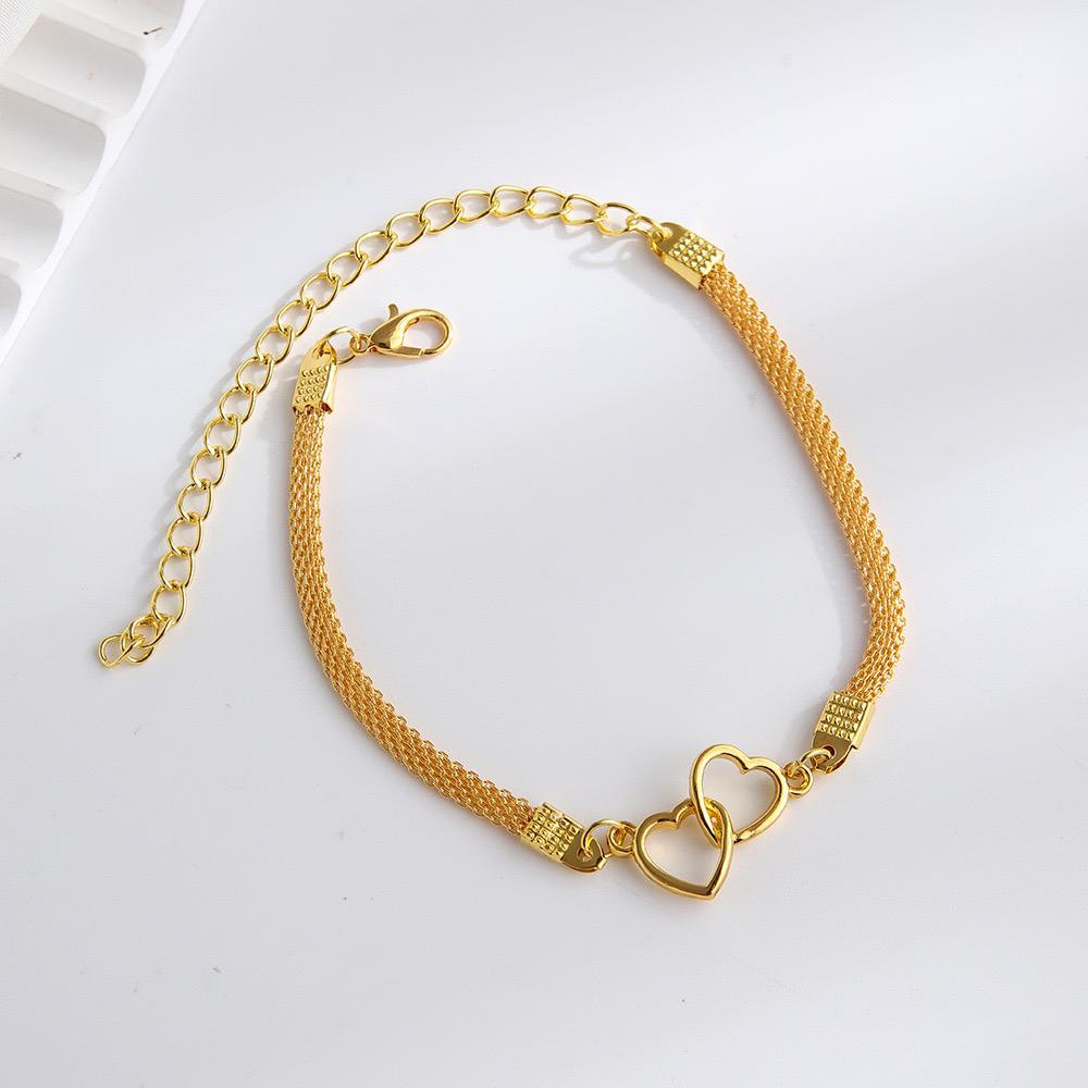Adjustable Heart Ankle Bracelet