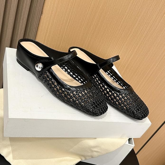 Woven Comfort Mules