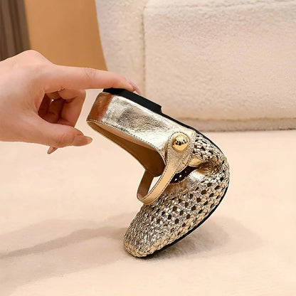Woven Comfort Mules